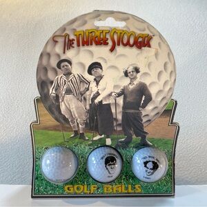 Vintage 1996 The Three Stooges Golf Balls (3 Pack)